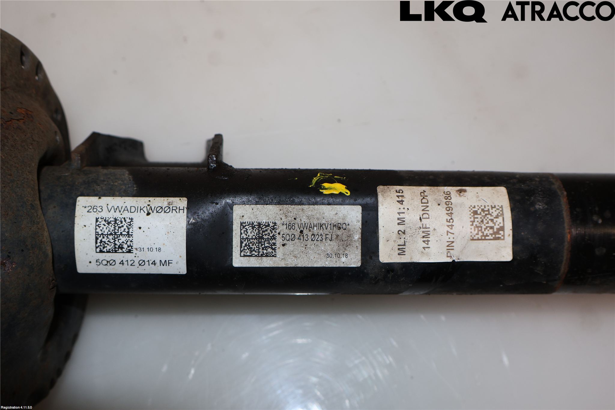 Volkswagen VW GOLF SPORTSVAN 15-20 Fjäderben Fram Vänster