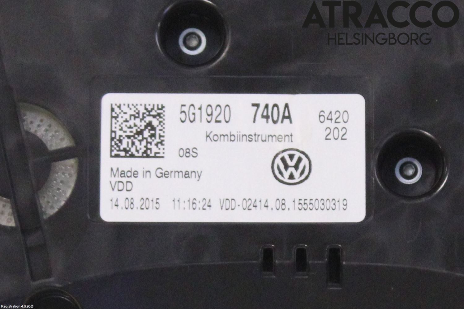 Volkswagen VW GOLF / E-GOLF VII 13-20 Instrument Komb