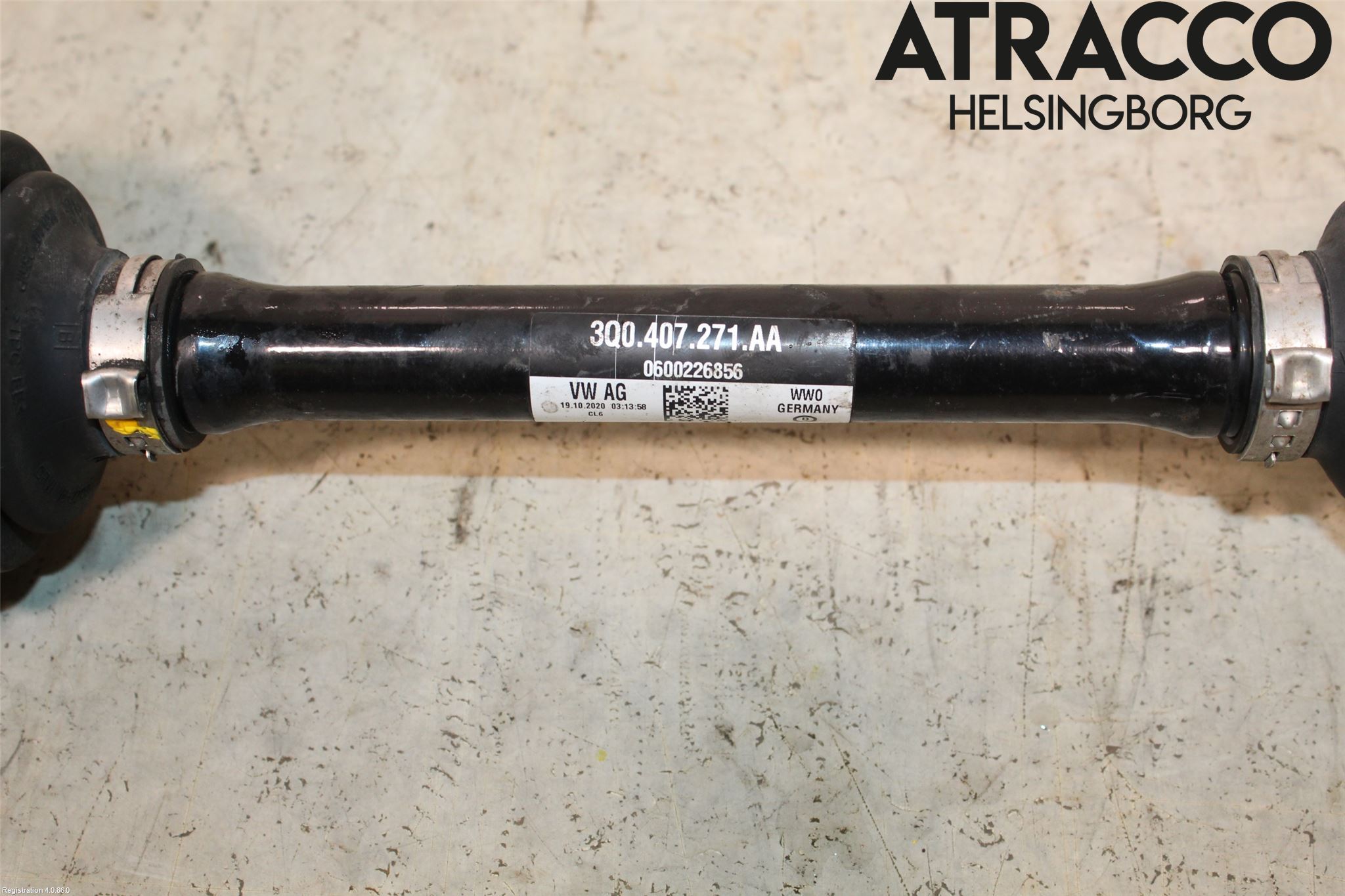 Volkswagen VW TOURAN 16- Drivaxel Fram Vänster