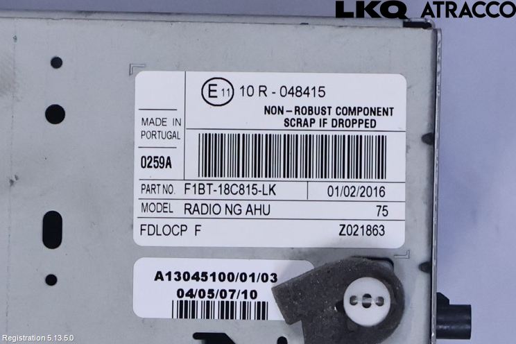 Ford TRANSIT/TOURNEO CONNECT 13-22 Cd Radio - Multimediapanel