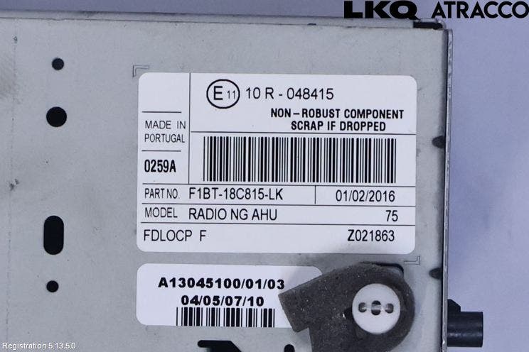 Ford TRANSIT/TOURNEO CONNECT 13-22 Cd Radio - Multimediapanel