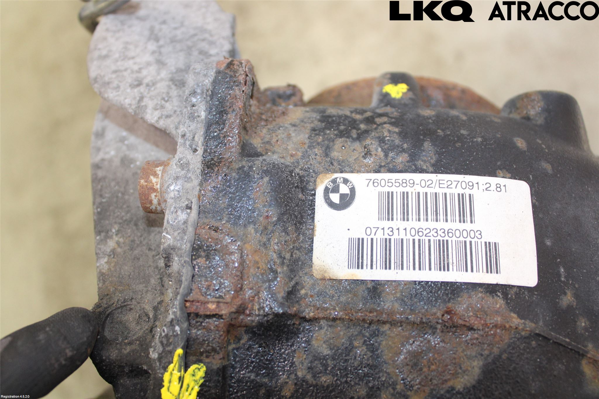 BMW 3 F30/F31/F80 12-19 Bakväxel-Diff