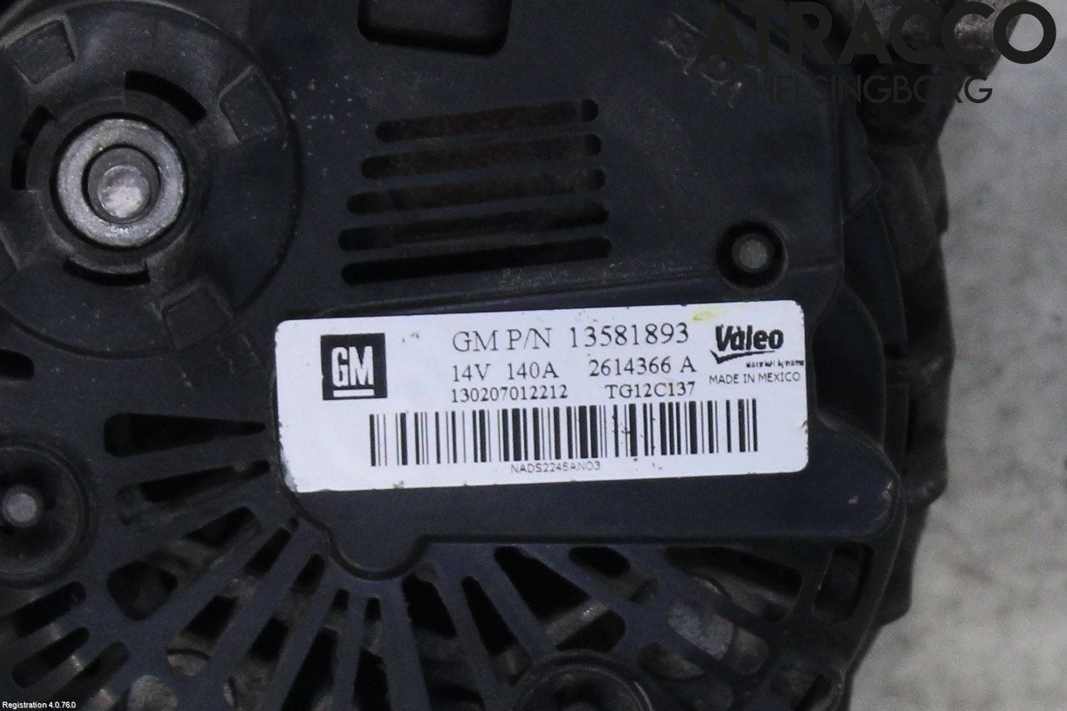 GM CHEVROLET CRUZE Generator