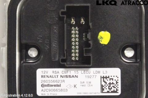 Renault ZOE/E-TECH 13- Styrenhet Strålkastare