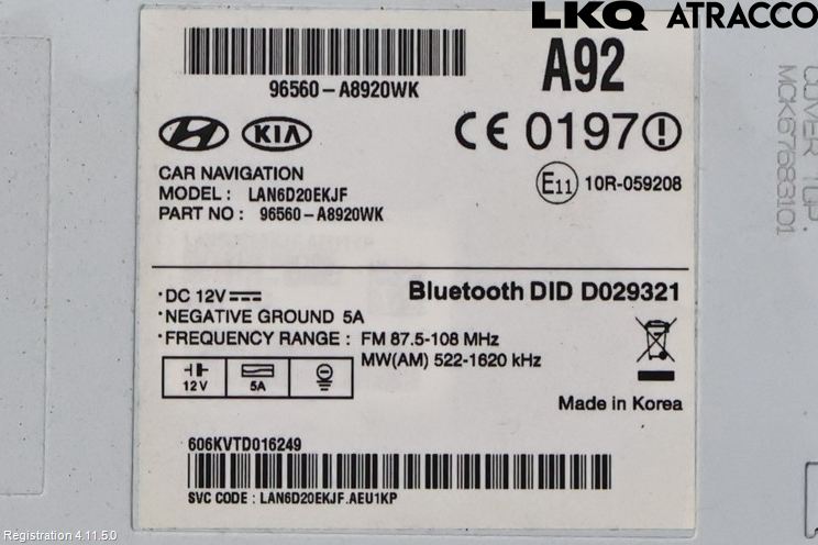 Kia OPTIMA 16-20 Gps Navigator