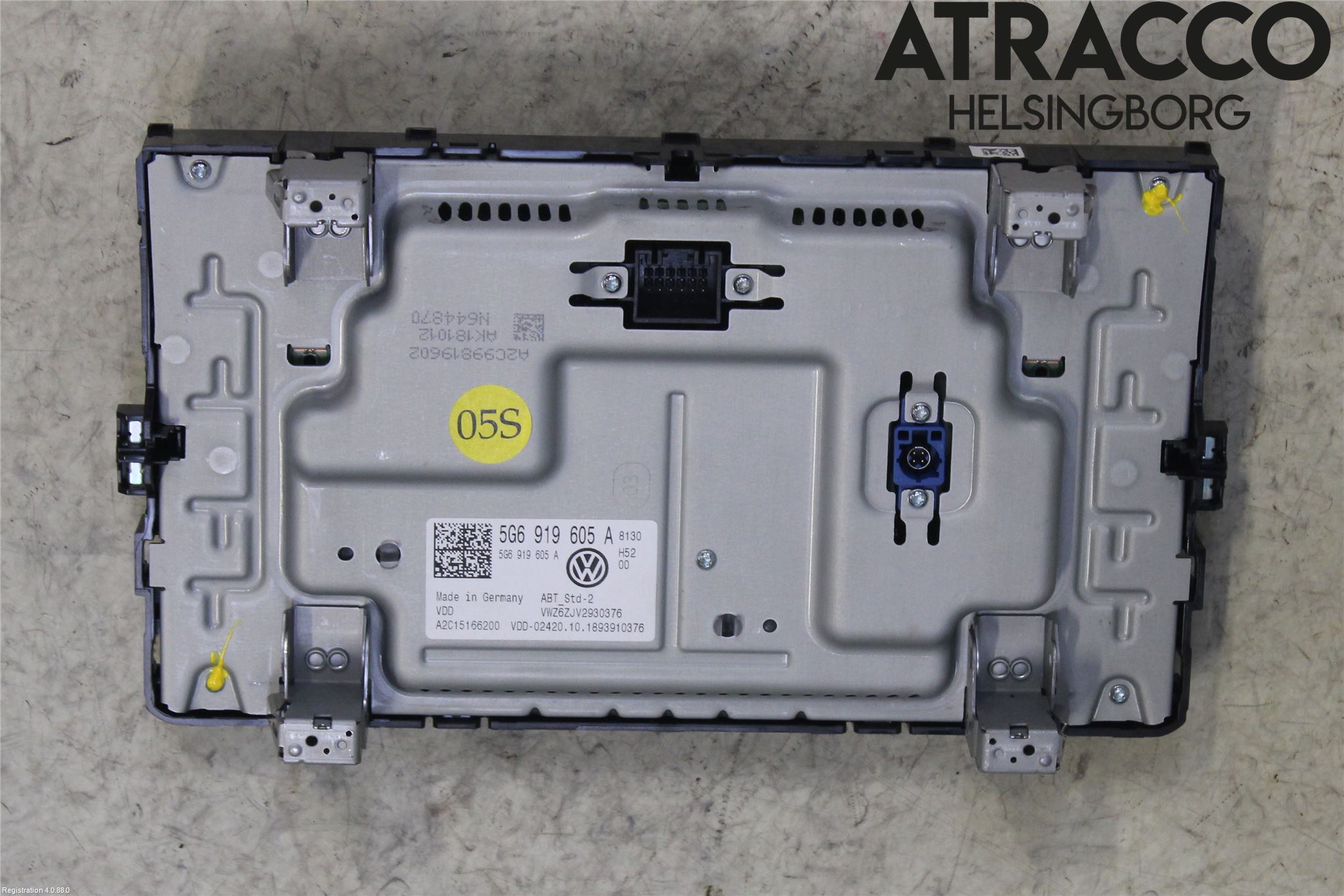 Volkswagen VW PASSAT 15-19 Multifunktionsdisplay