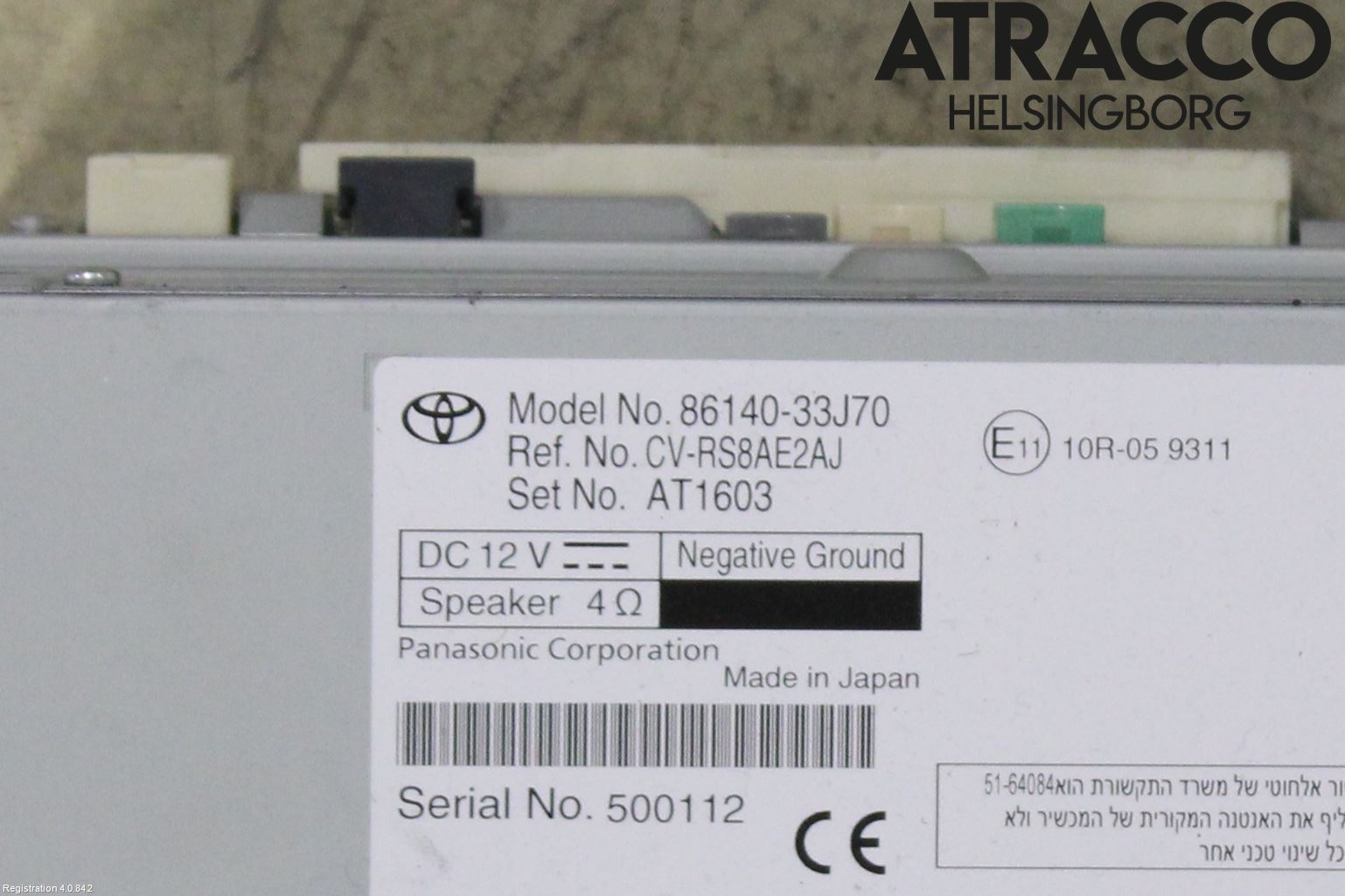 Toyota CAMRY 19-24 Cd Radio - Multimediapanel