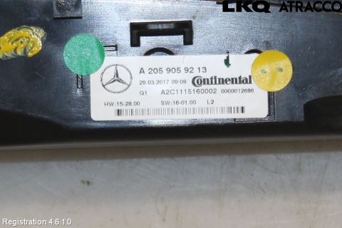 Mercedes-Benz MB C-KLASS (W205) 14-21 Ac Styrenhet Ac Manöveren