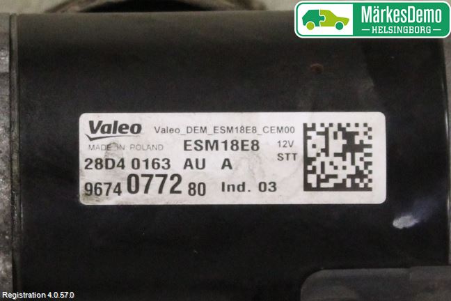 Citroen C4 II 11-18 Startmotor