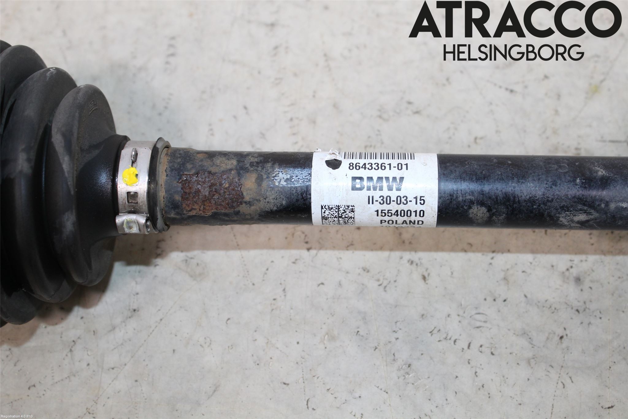 Mini ONE/COOPER 5DR F55 14-24 Drivaxel Fram Vänster