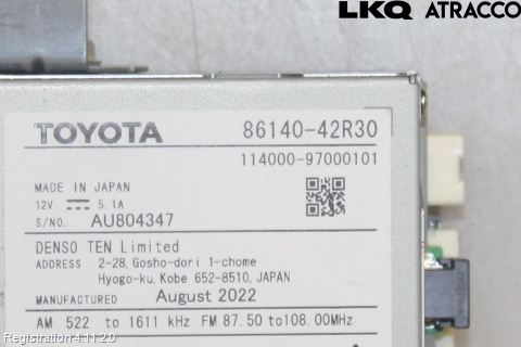 Toyota RAV4 19- Radio