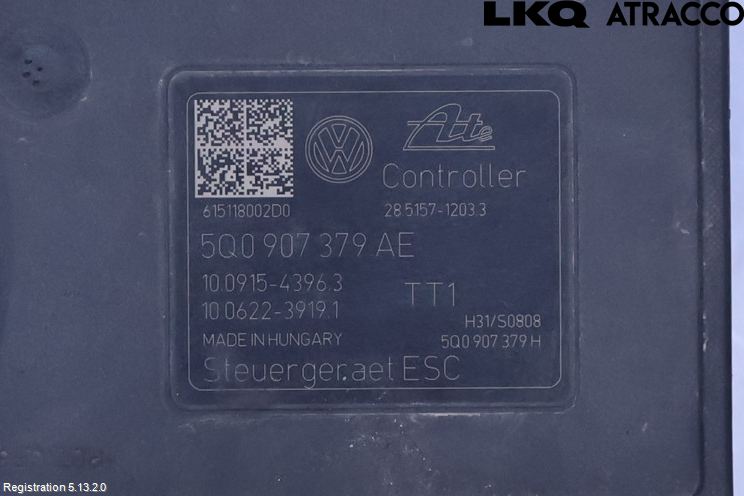 Volkswagen VW GOLF / E-GOLF VII 13-20 Abs Hydraulaggregat