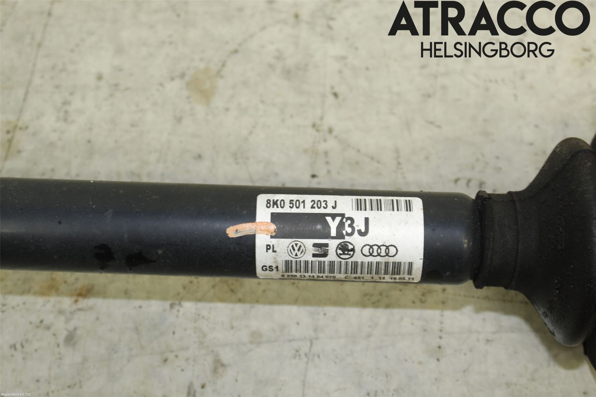 Audi A4/S4 08-11 Drivaxel Bak Vänster