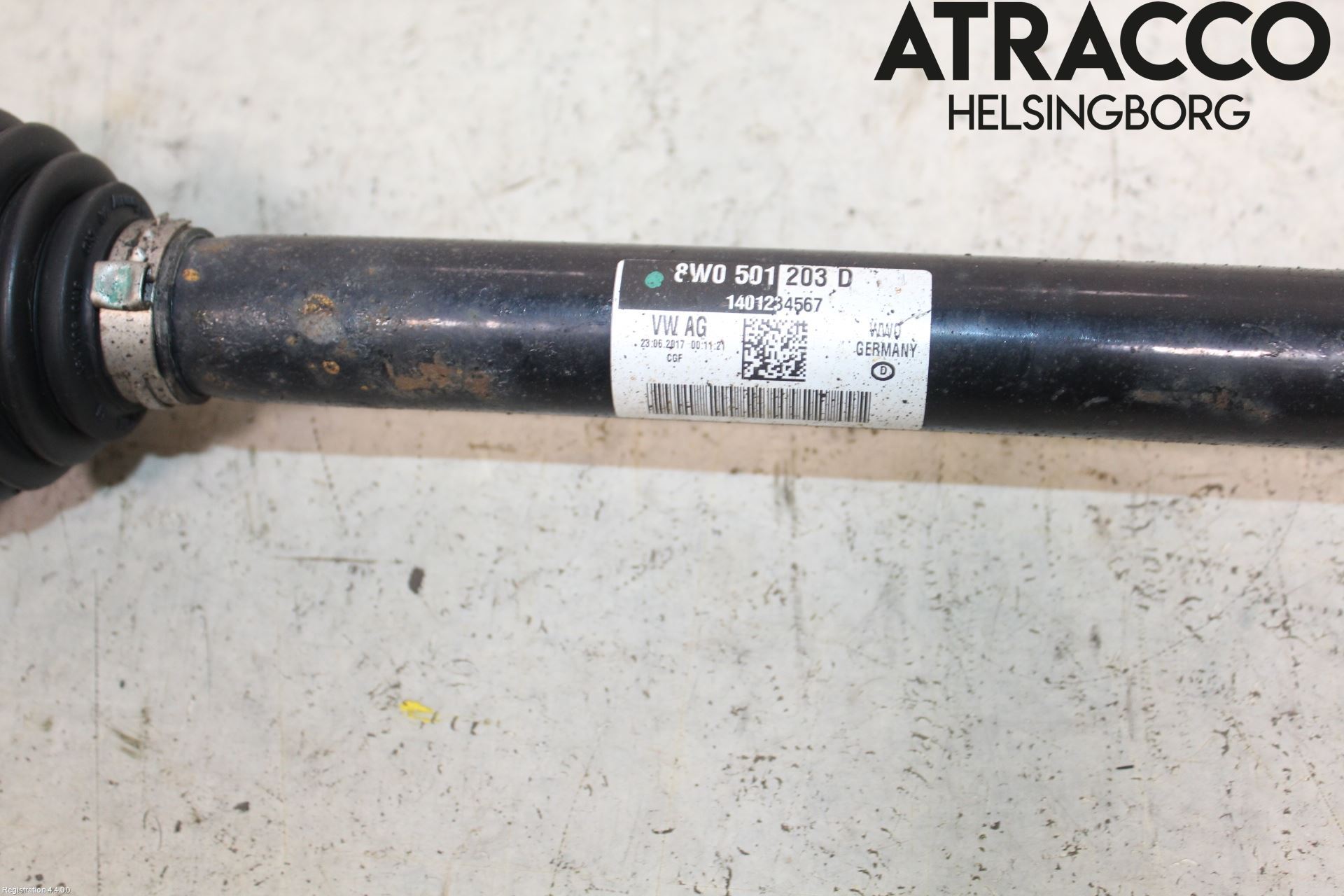 Audi A4/S4 B9 16-19 Drivaxel Bak Höger