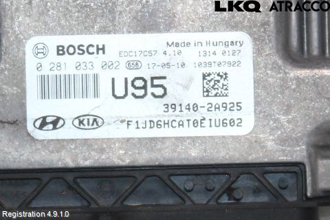 Kia CEED 12-18 Styrenhet Insprut Bensin