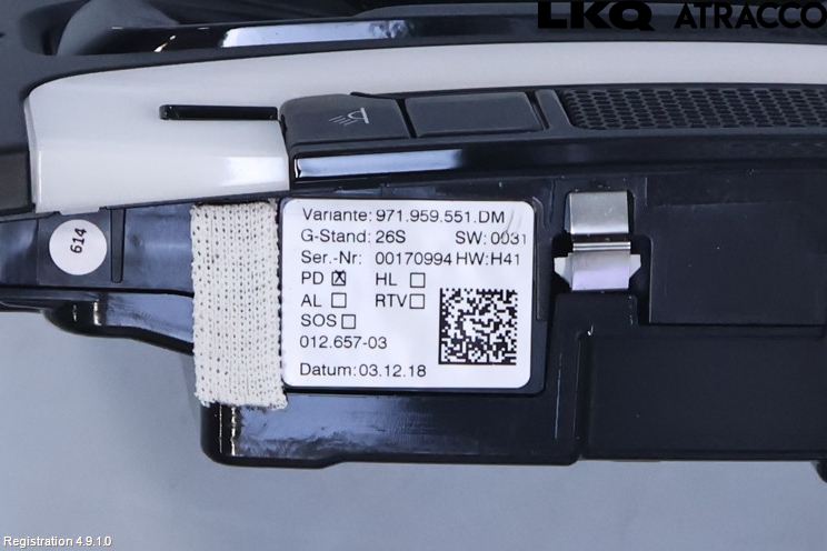 Porsche PANAMERA 09- Innerbelysning