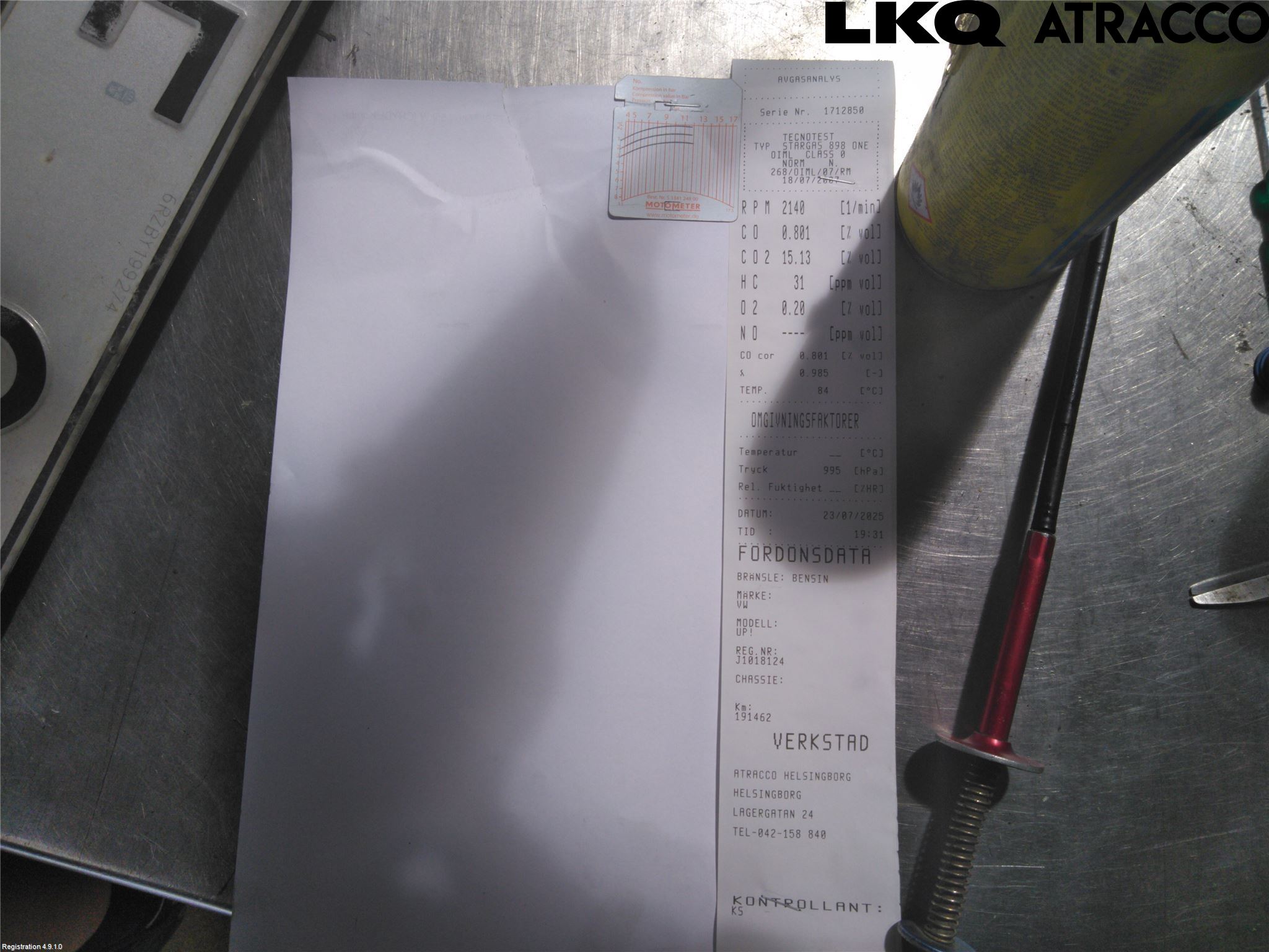 Volkswagen VW UP! / E-UP! Motor Bensin