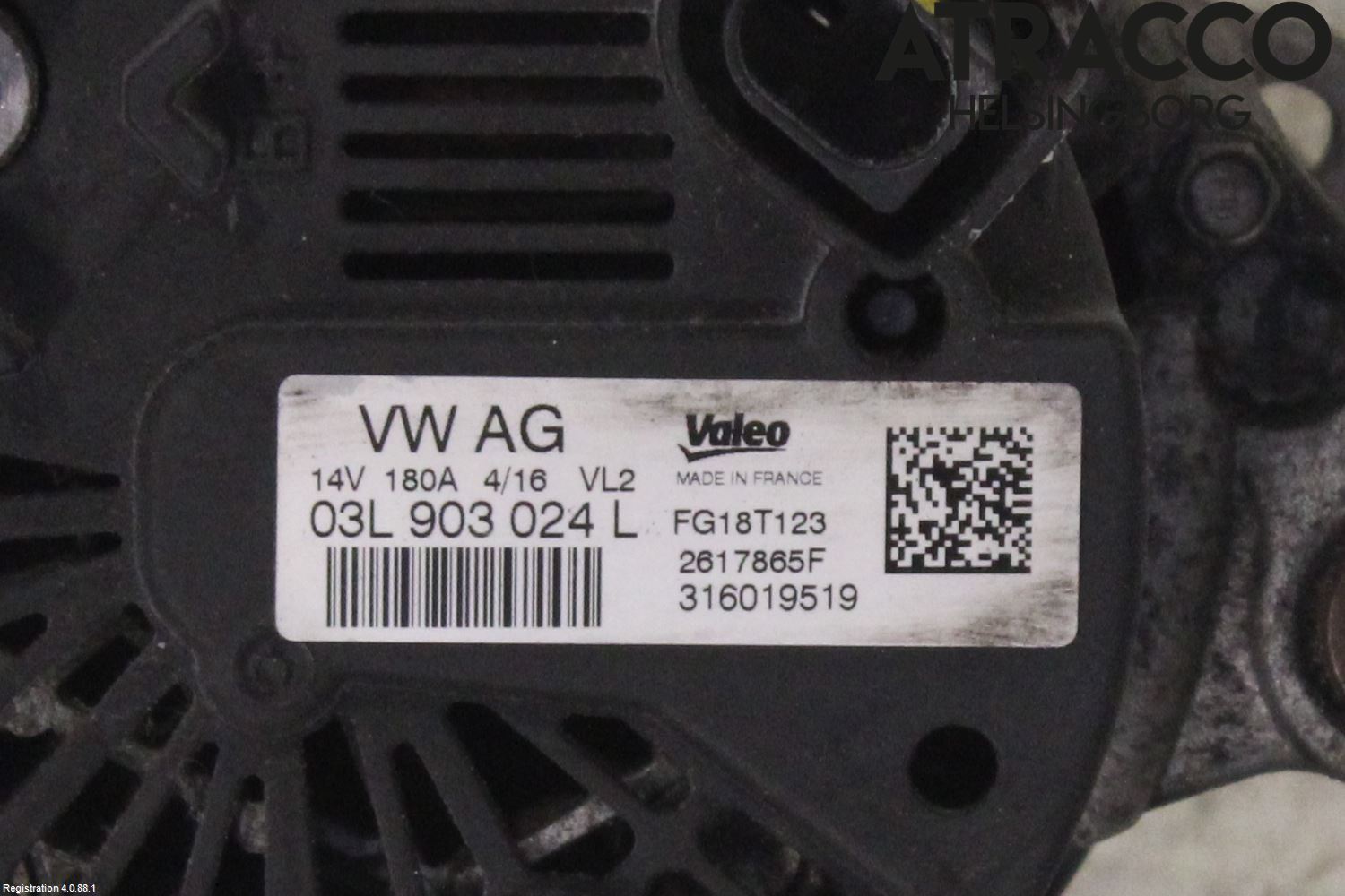 Volkswagen VW TRANSP/CARAVELLE (T6) 16-22 Generator