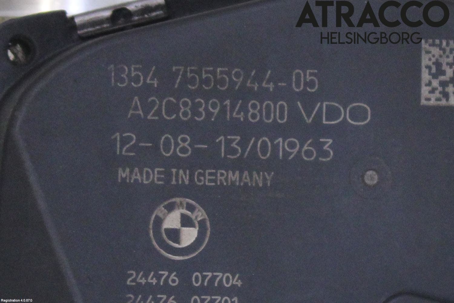 BMW 5 F10/F11/F18 09-17 Injspjällhus