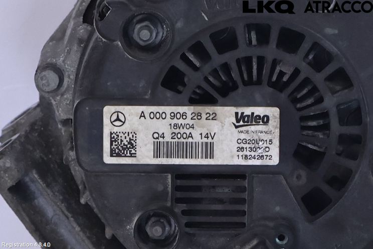 Mercedes-Benz MB GLC-KLASS (X253/C253) 15-22 Generator