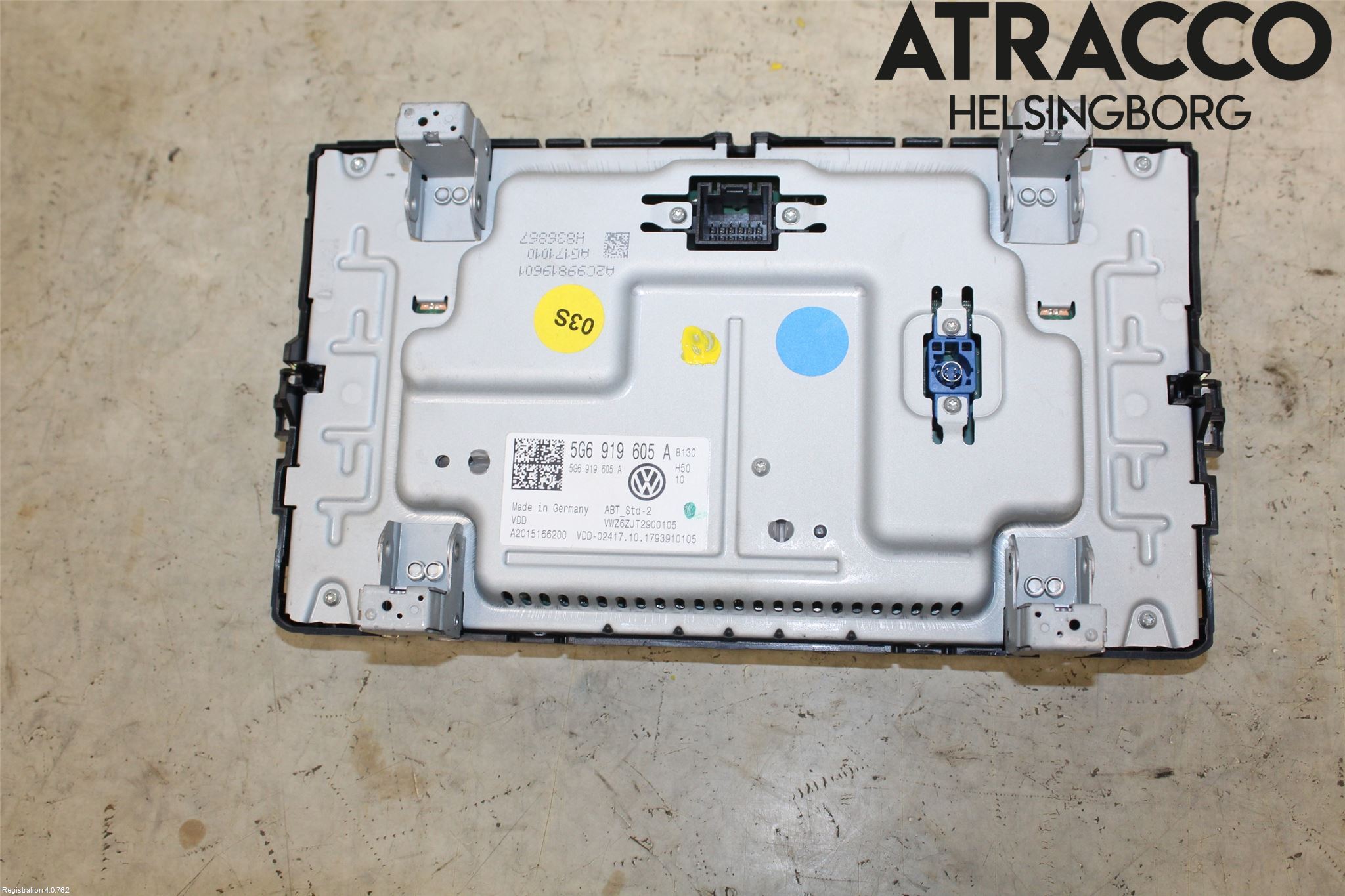 Volkswagen VW GOLF / E-GOLF VII 13-20 Multifunktionsdisplay