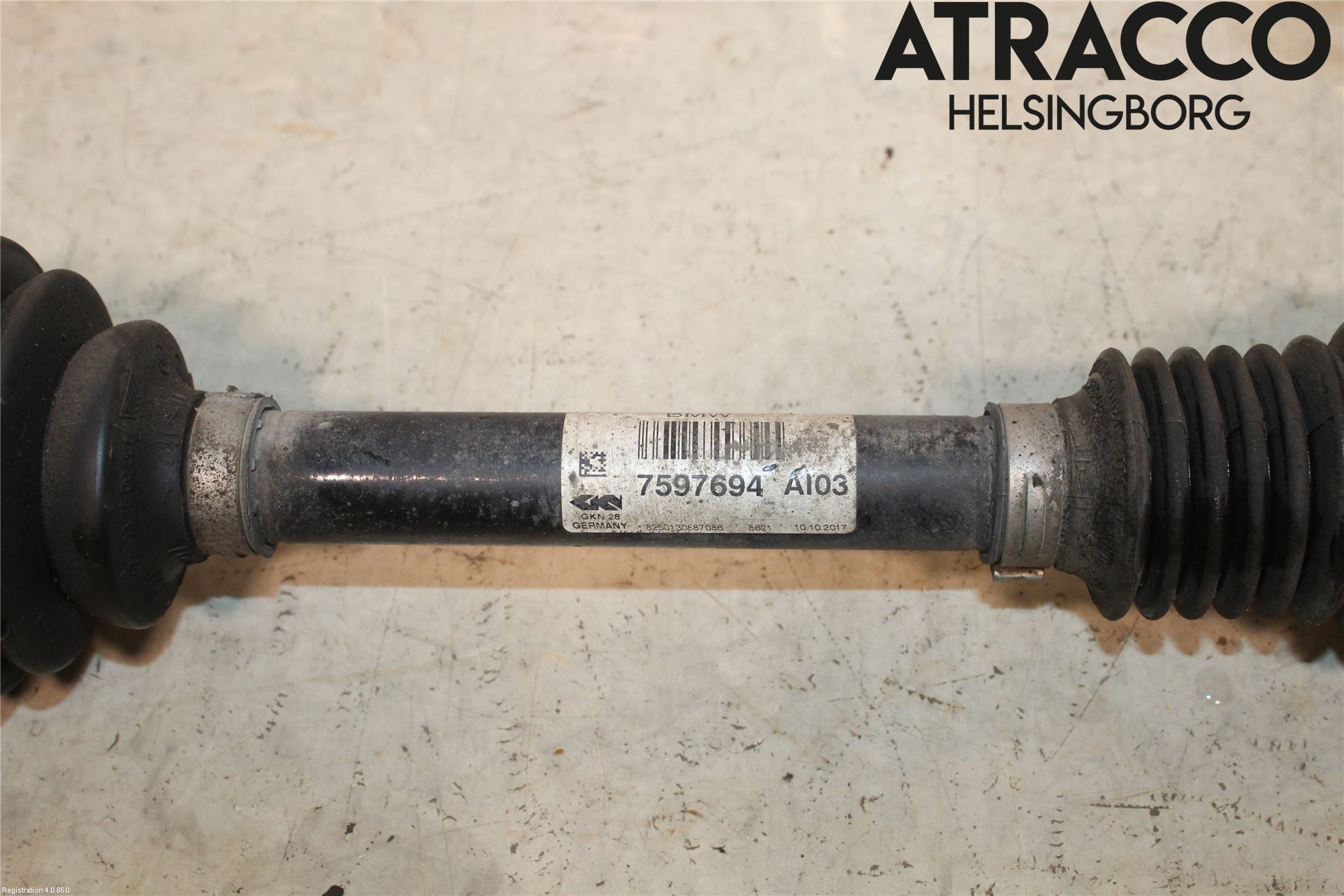 BMW 3 F30/F31/F80 12-19 Drivaxel Fram Höger