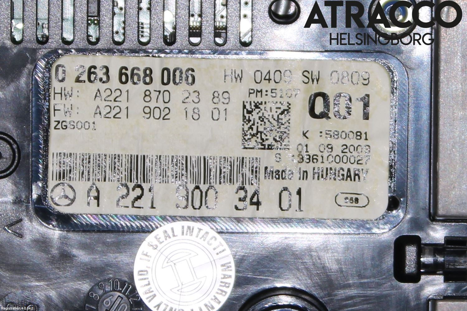 Mercedes-Benz MB S-KLASS (W221) 05-13 Multifunktionsdisplay