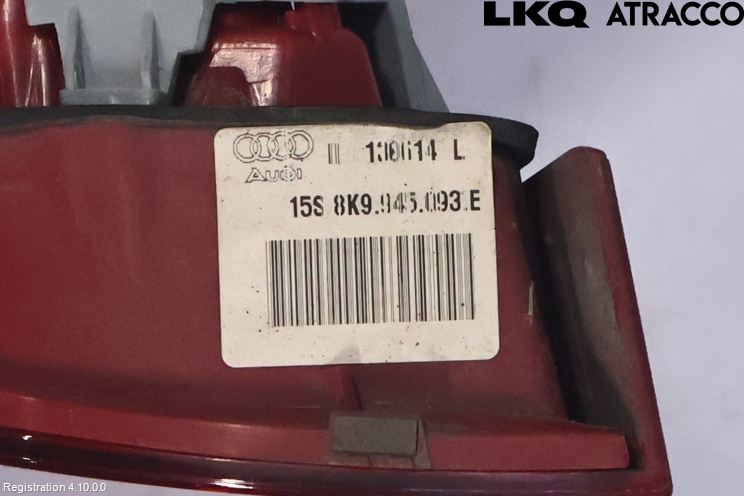 Audi A4 12-15 Bakljus Lucka Vä