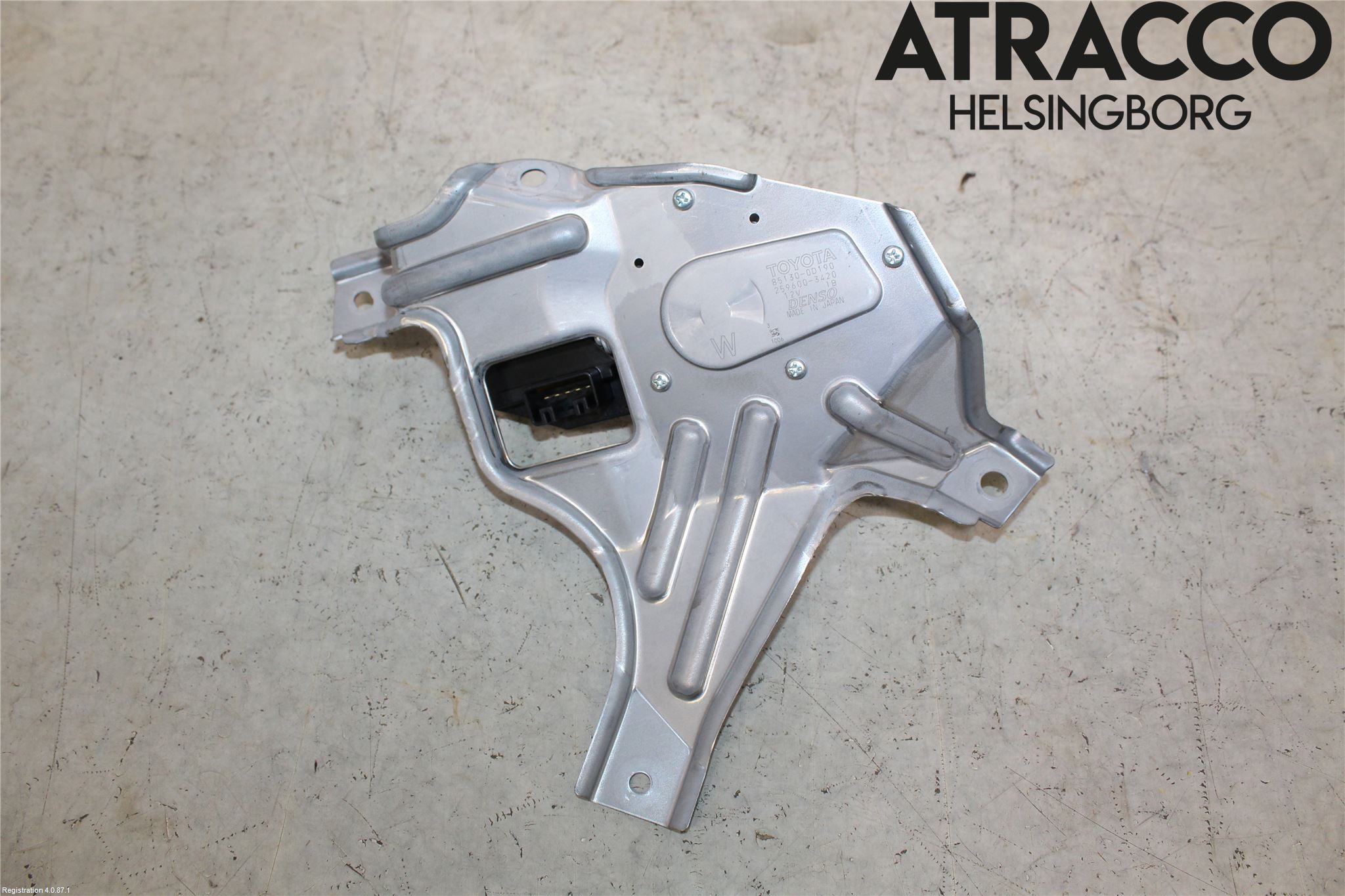 Toyota YARIS XP130 15-20 Torkarmotor Baklucka