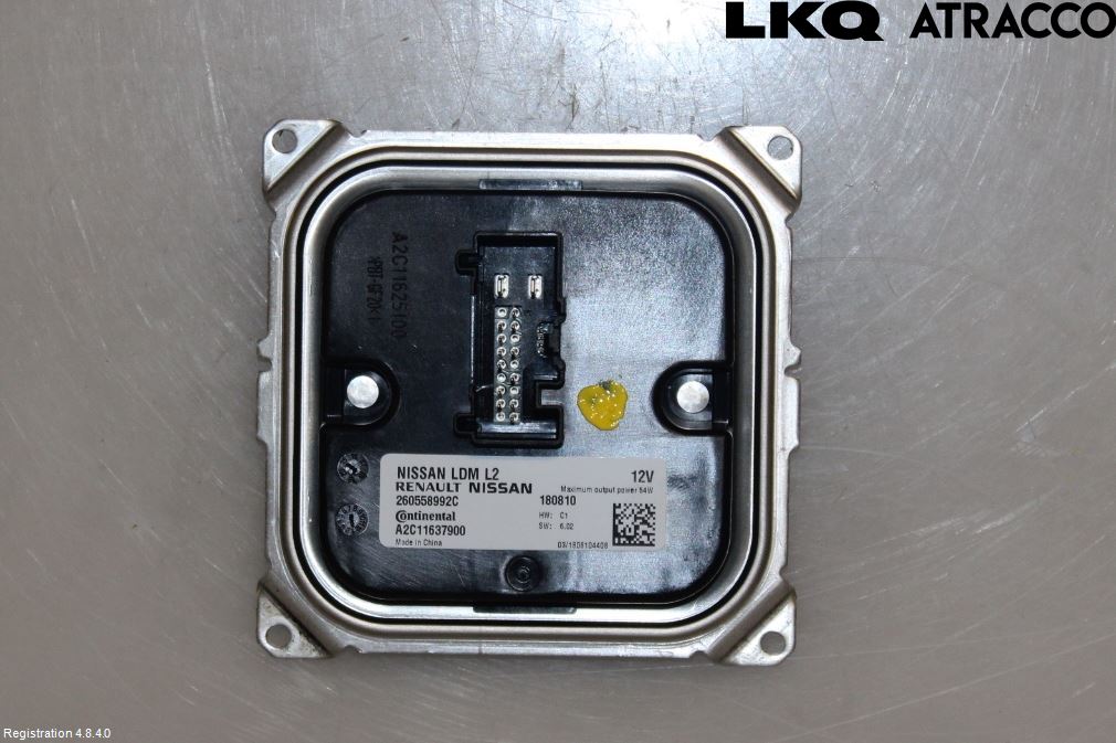 Nissan LEAF 18- Styrenhet Strålkastare