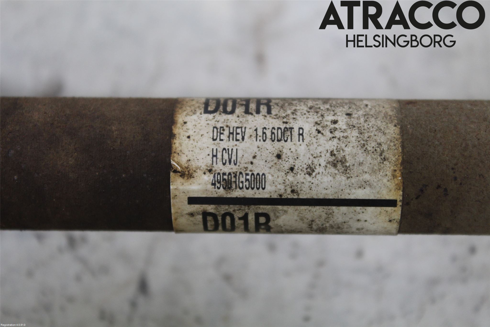 Kia NIRO (DE) 17-22 Drivaxel Fram Höger
