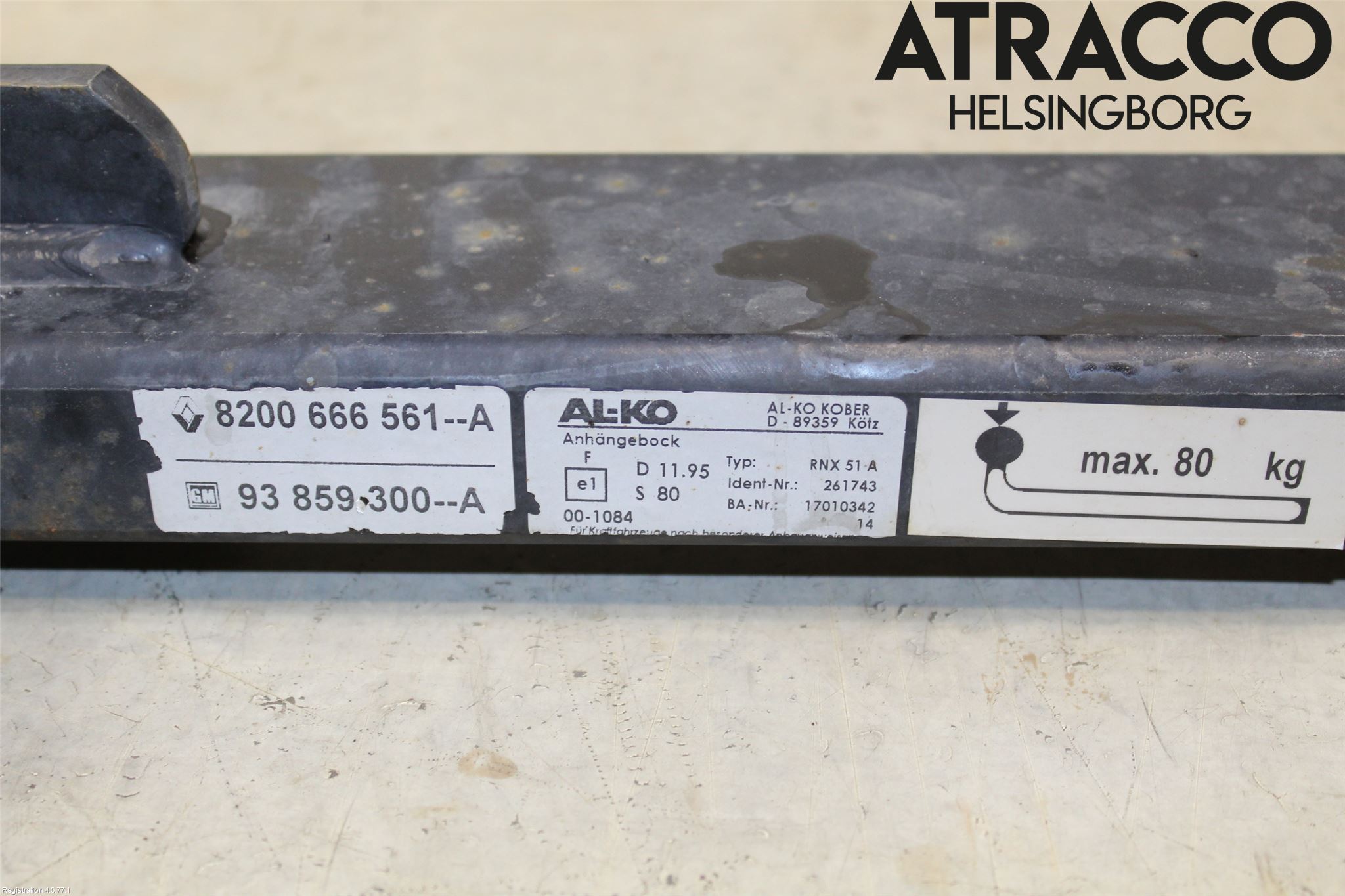 Opel VIVARO 01-14 Dragkrok