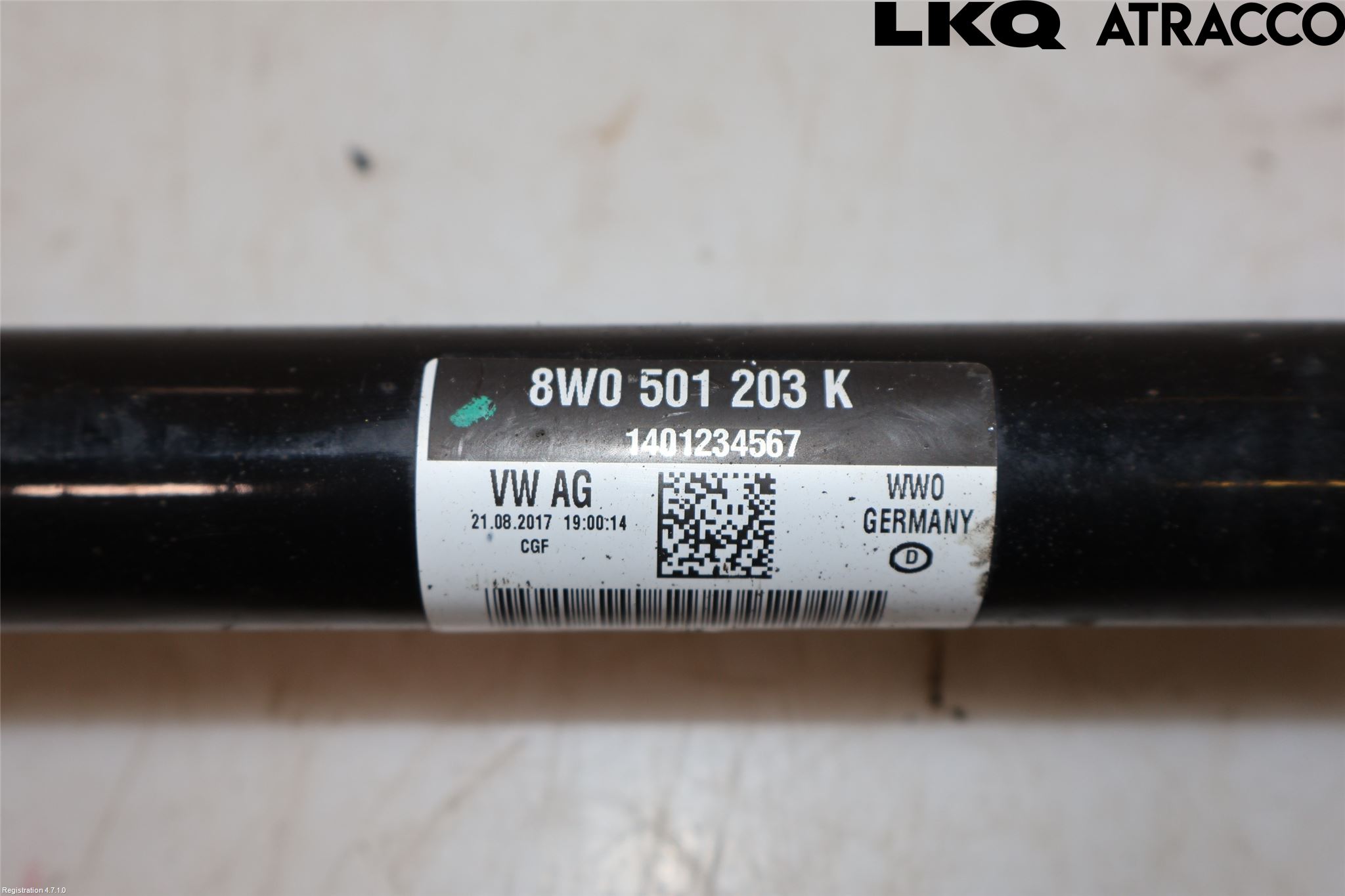 Audi A5 17- Drivaxel Bak Vänster