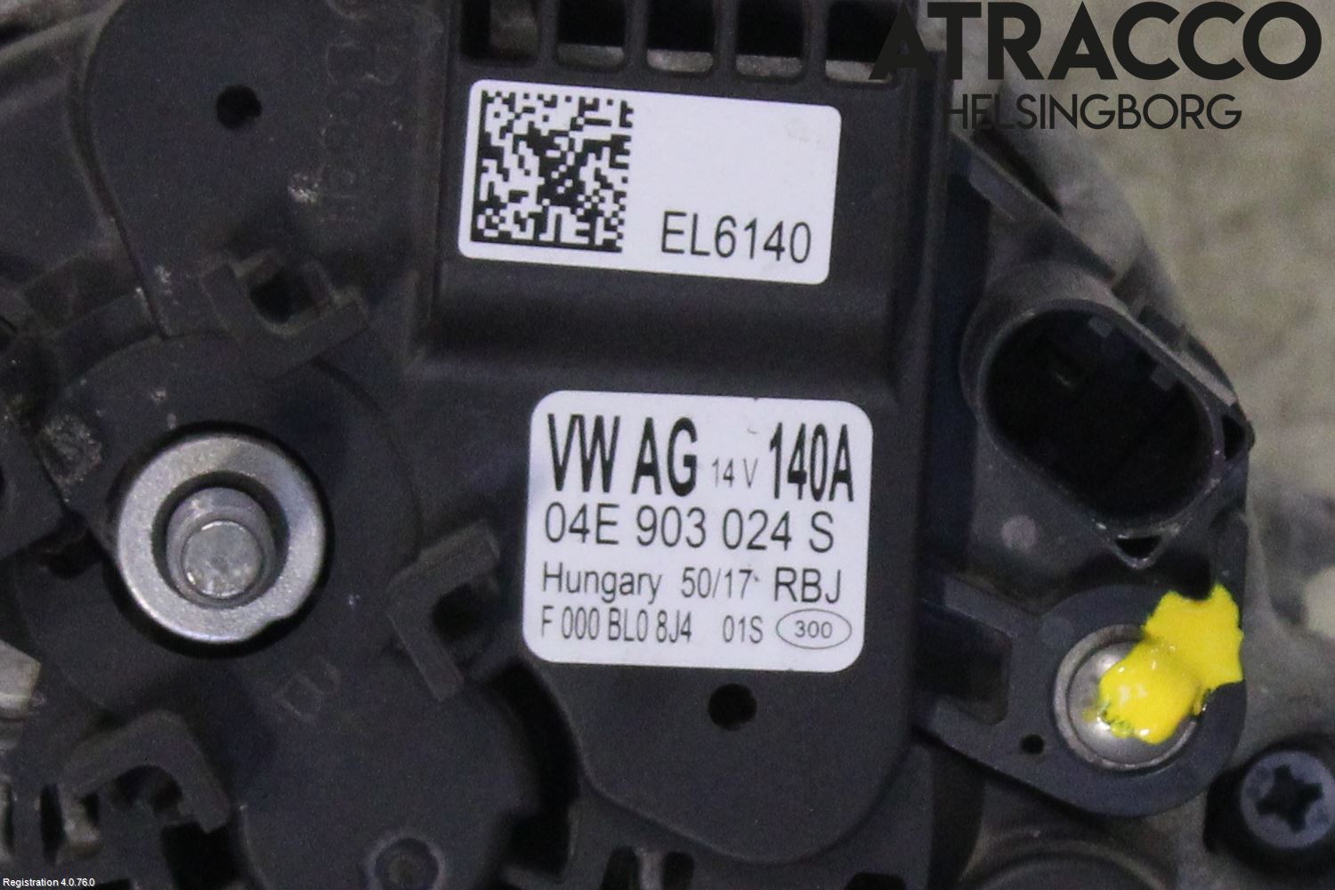 Volkswagen VW PASSAT 15-19 Generator