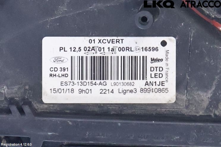 Ford MONDEO 15-22 Strålkastare Höger