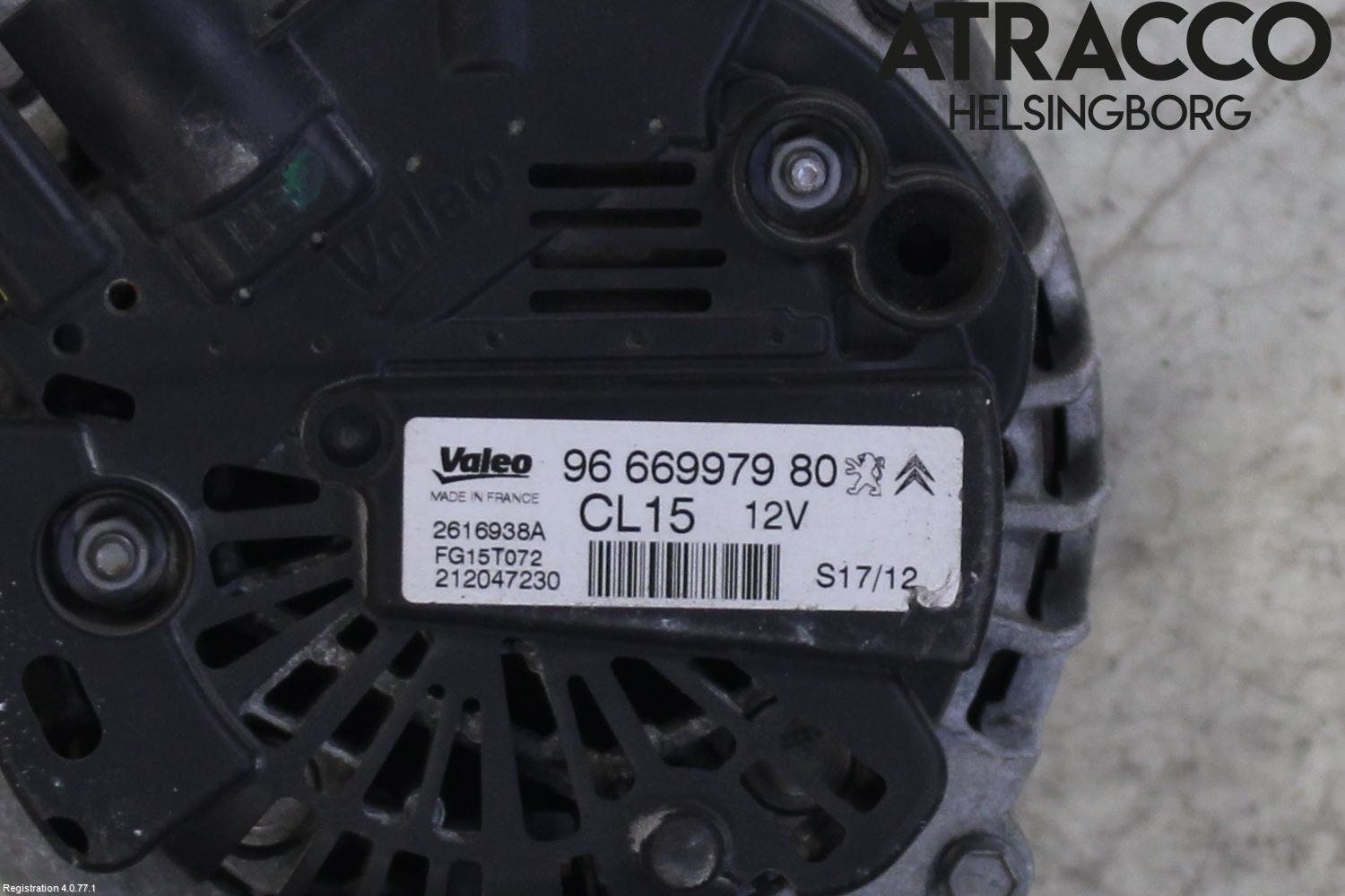 Peugeot 3008 09-16 Generator