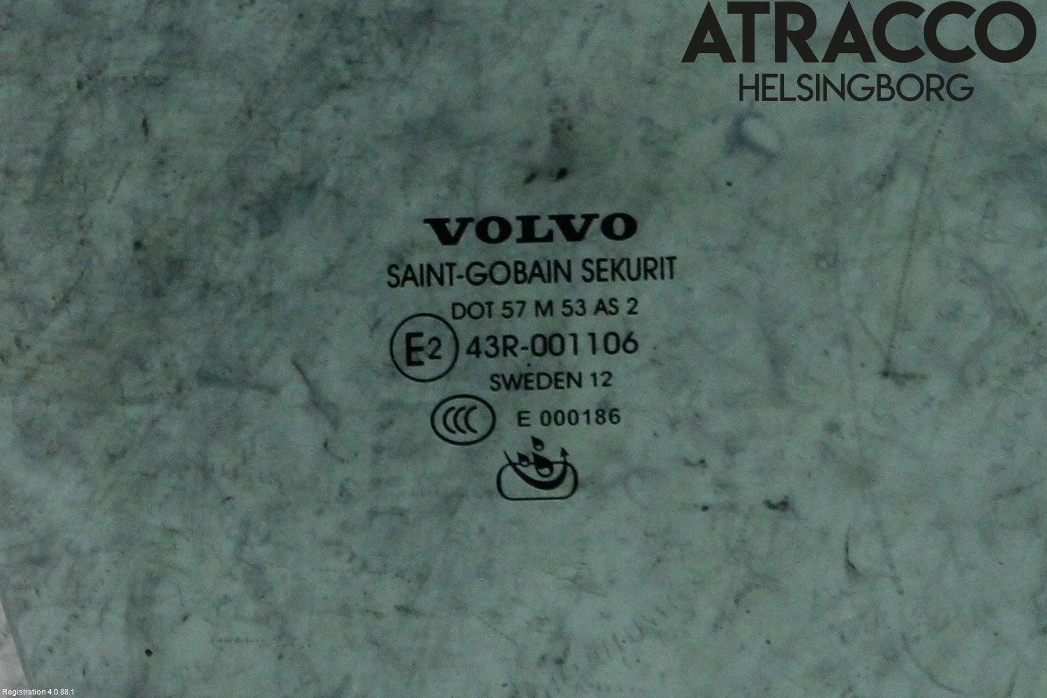 Volvo V50 08-12 Dörruta Fram Höger