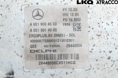 Mercedes-Benz MB C-KLASS (W205) 14-21 Styrenhet Inspump Diesel