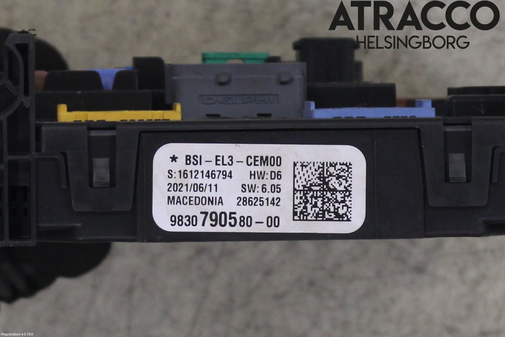 Citroen COTROEN C3 17-24 Säkringsdosa-Elcentral