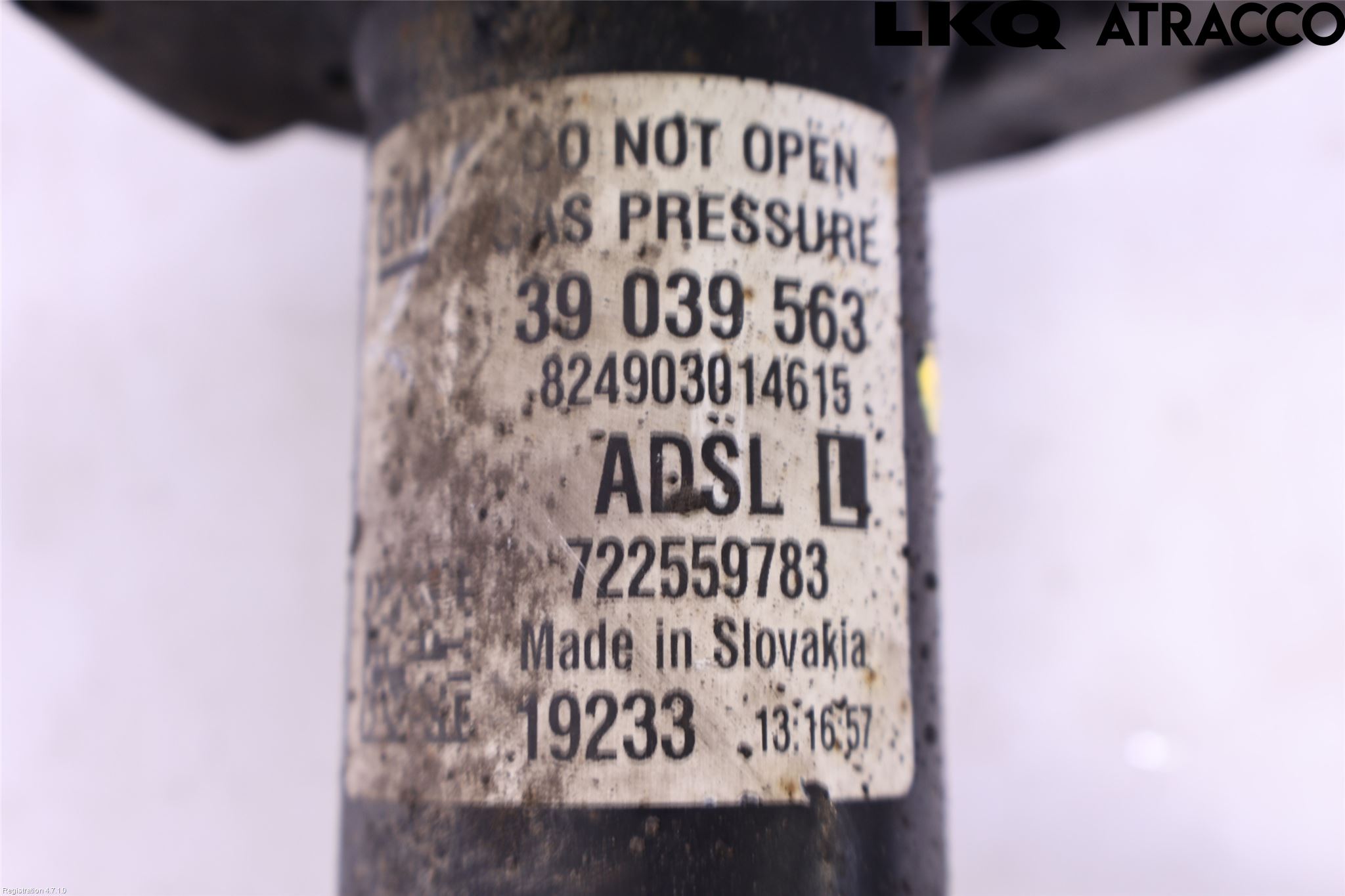 Opel ASTRA K 16-22 Fjäderben Fram Vänster