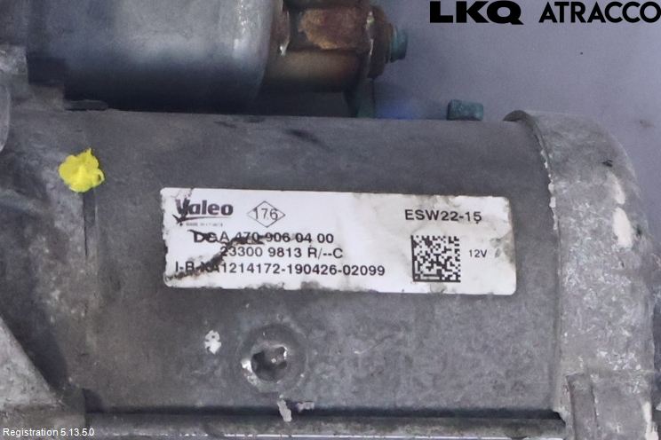 Nissan NV400 12-24 Startmotor Diesel