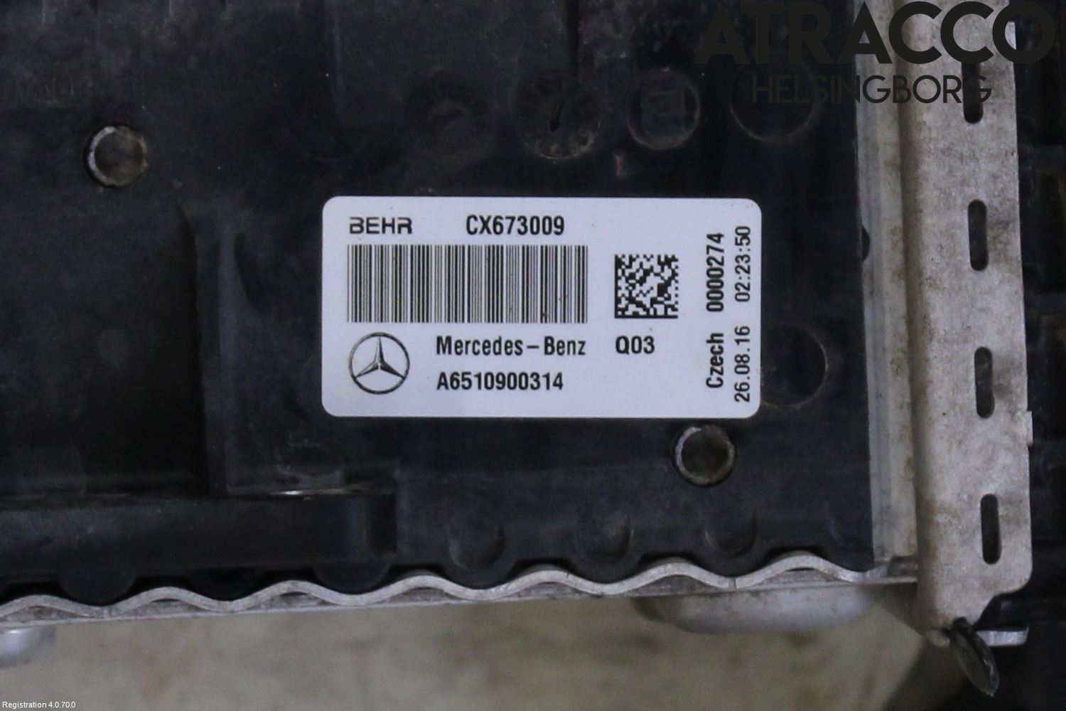 Mercedes-Benz MB GLC-KLASS (X253/C253) 15-22 Laddluft-Intercooler Kyl