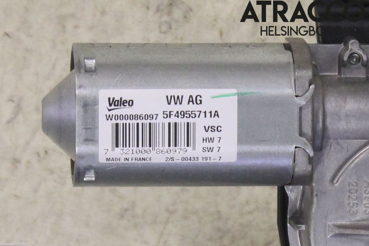 Seat LEON 13-20 Torkarmotor Baklucka