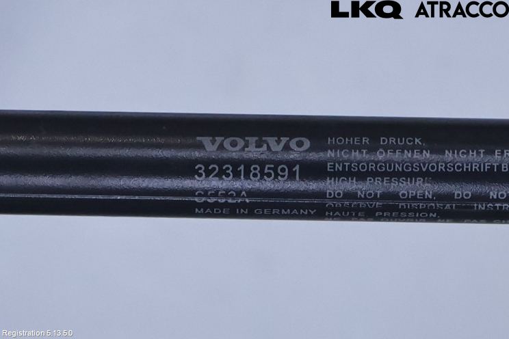 Volvo XC60 18- Gasfjäder Motorhuv