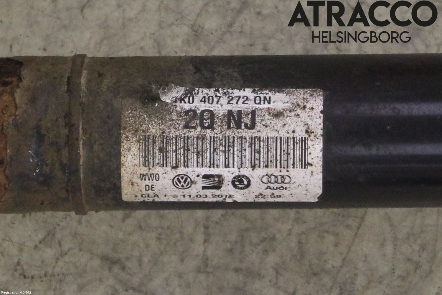 Skoda YETI Drivaxel Fram Höger