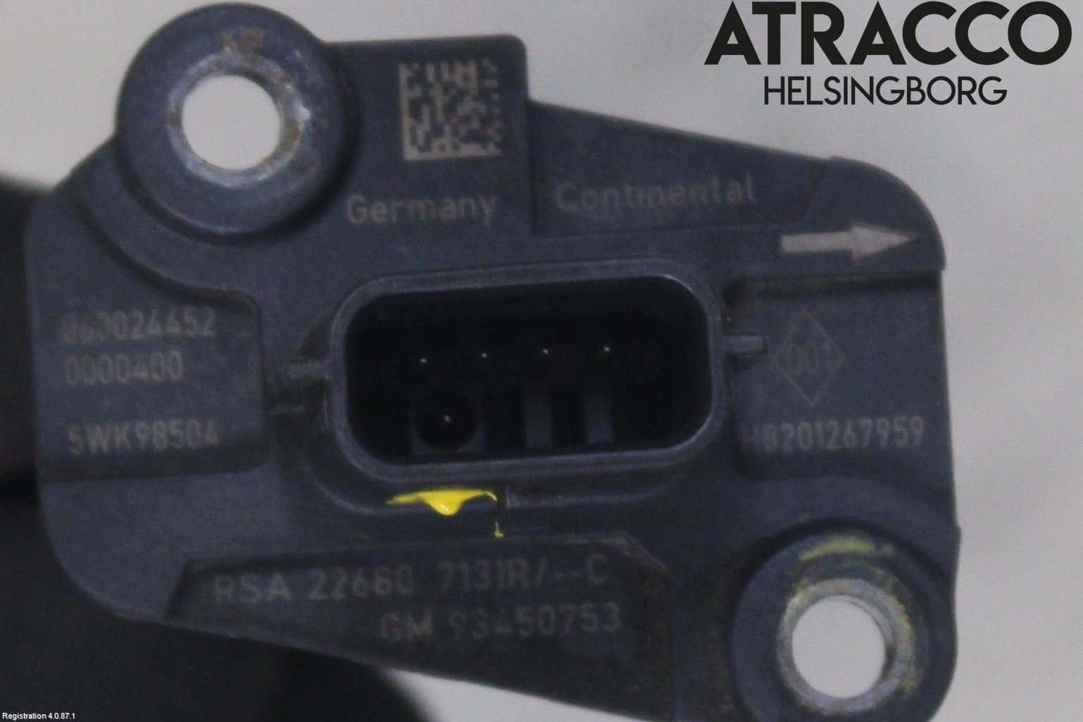 Opel VIVARO 15-19 Injluftmassamätare