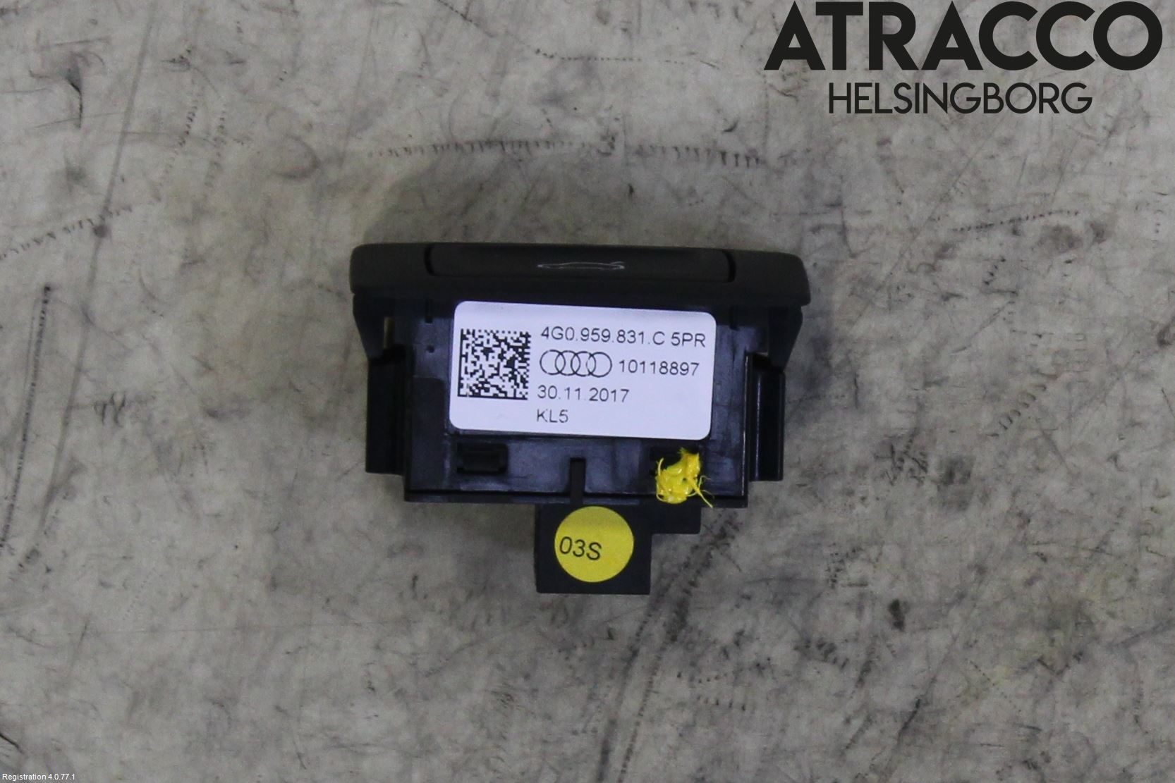 Audi A5 17- Strömställare Baklucka