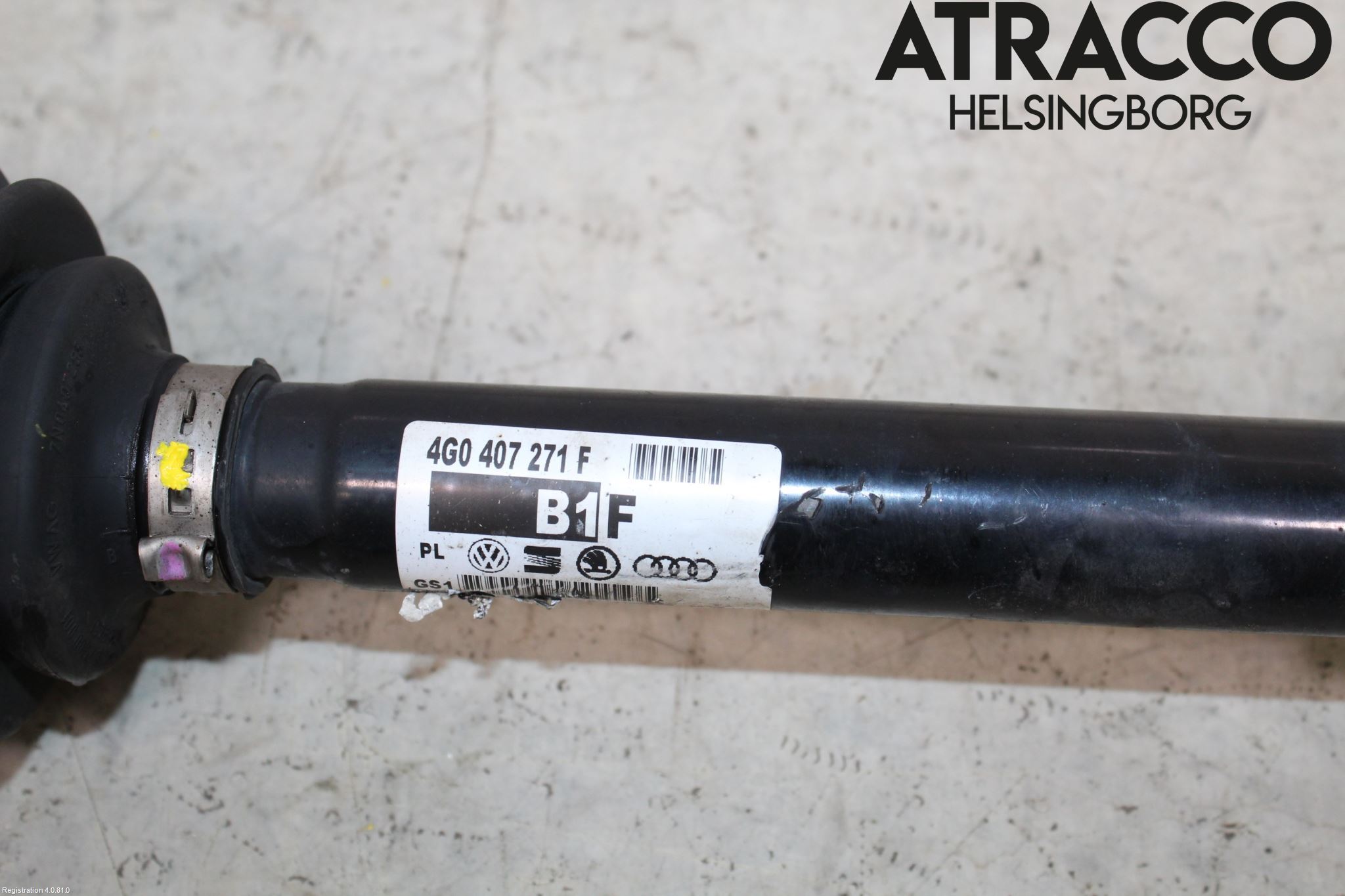 Audi A7/S7 4G 11-17 Drivaxel Fram Höger