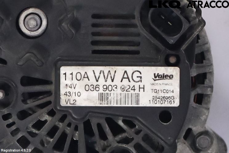 Volkswagen VW POLO 10-17 Generator