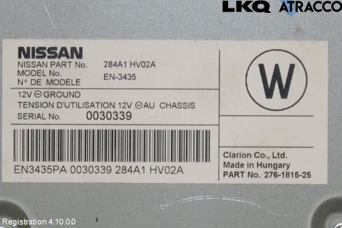 Nissan QASHQAI 17-21 Styrenhet Övrigt